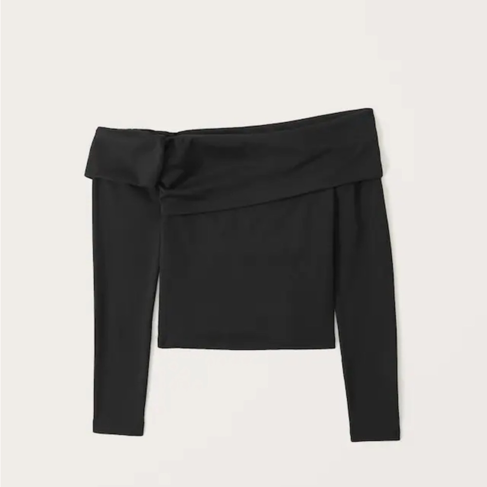 Abercrombie & Fitch Seamless Fabric Off-The-Shoulder Top